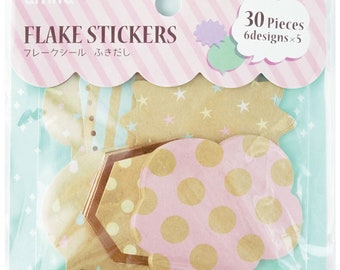 Speech bubbles" stickers, stickers