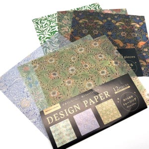 William Morris - Origami Papier transparent
