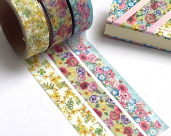 Blumen Garten, Washi Tape/Masking Tape 15mm