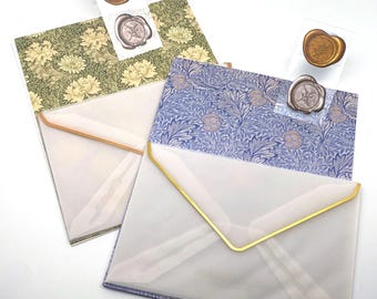 Juegos de papelería William Morris