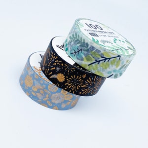 Feuerwerk,  Blätter, Blumen / Washi- Masking Tape 6 m x 15 mm