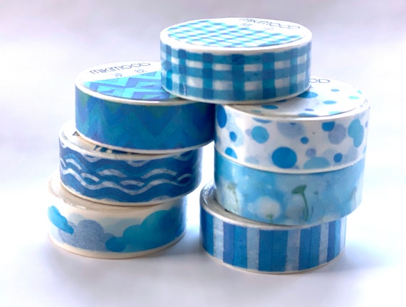 青模様のテープ 各15mm×7m マスキングテープ - Etsy 日本