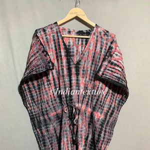 Cotton Kaftan, Indian Floral Kaftan, Long Caftan,Dress For to be Moms, Beach Cover up, Sleepwear, Indian Kaftan, Maxi Dress,Bikini Cover Up