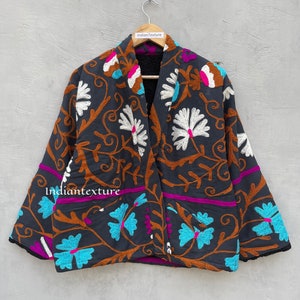 Hanten Jacket-arrow Pattern Kasuri/maroon/blue/mustard - Etsy Hanten Jacket-arrow Pattern Kasuri/maroon/blue/mustard - Etsy