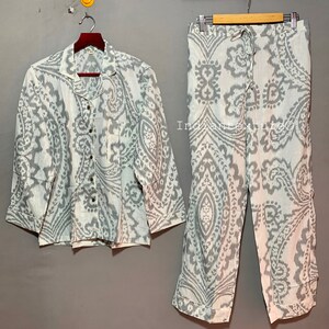 Pajamas For Women/Long Sleeve Shirts/Bridesmaid PJs/Floral Cotton Long Pants Pajamas/Bridal Party PJ/Birthday/Wedding/Valentines Day Gifts