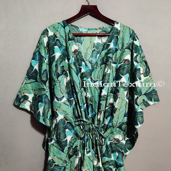 Sale ! Cotton Kaftan, Indian Floral Kaftan, Long Caftan,Dress For to be Moms, Beach Cover up, Sleepwear, Indian Kaftan, Maxi Dress,