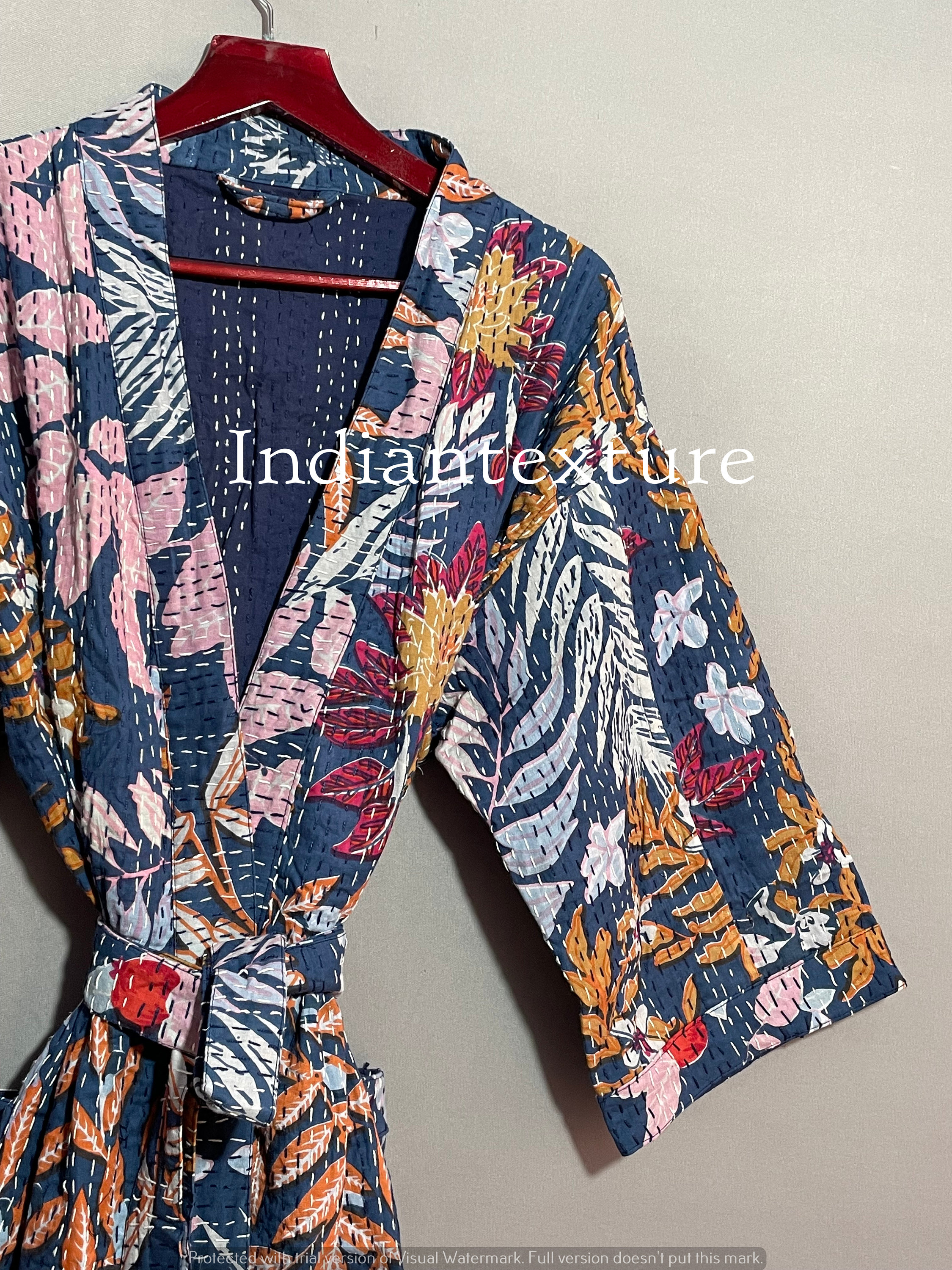 LUXURY ! Quilted Robe, Quilted Kimono, Robes , Traditional Kimono ...