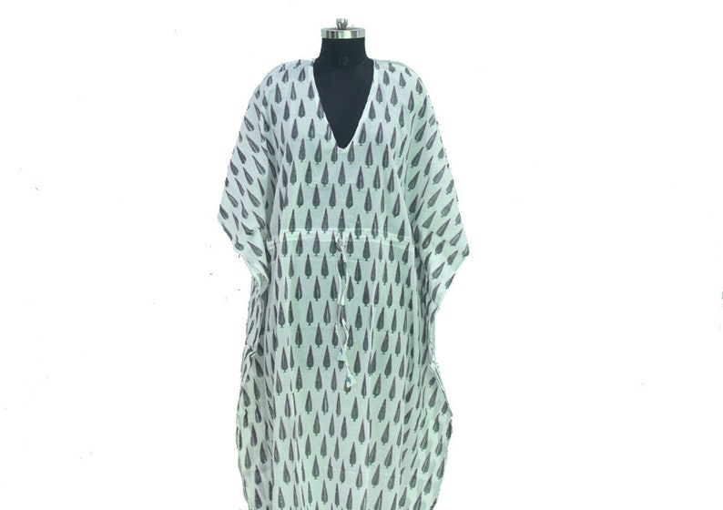 Sleepwear Dress Indian Kaftan Indian Cotton Kaftan Beach Cover up Maxi Dress Bikini Cover Up Women Tunic,Long Caftan,Nursing caftan