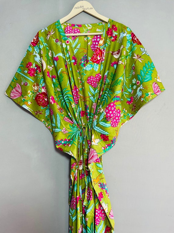 Women's Cotton Soft Kaftan Dress, Versatile Kaftan Dress, Comfy Kaftan, Gift For Her, Lightweight Soft Cotton Dress,