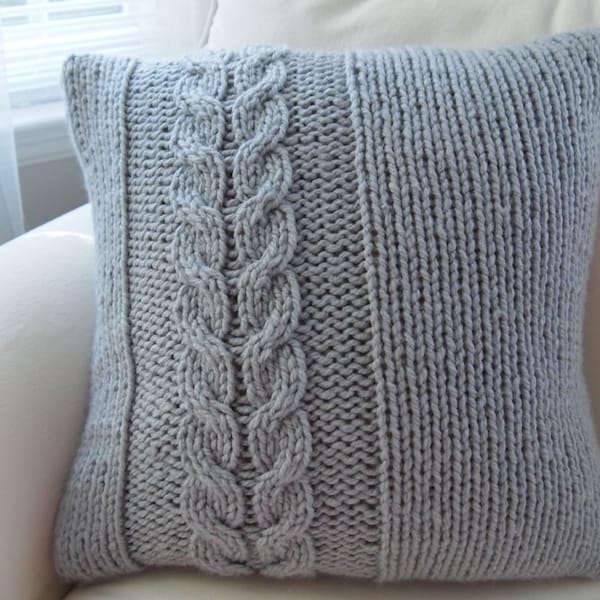 Cable Knit Pillow Etsy
