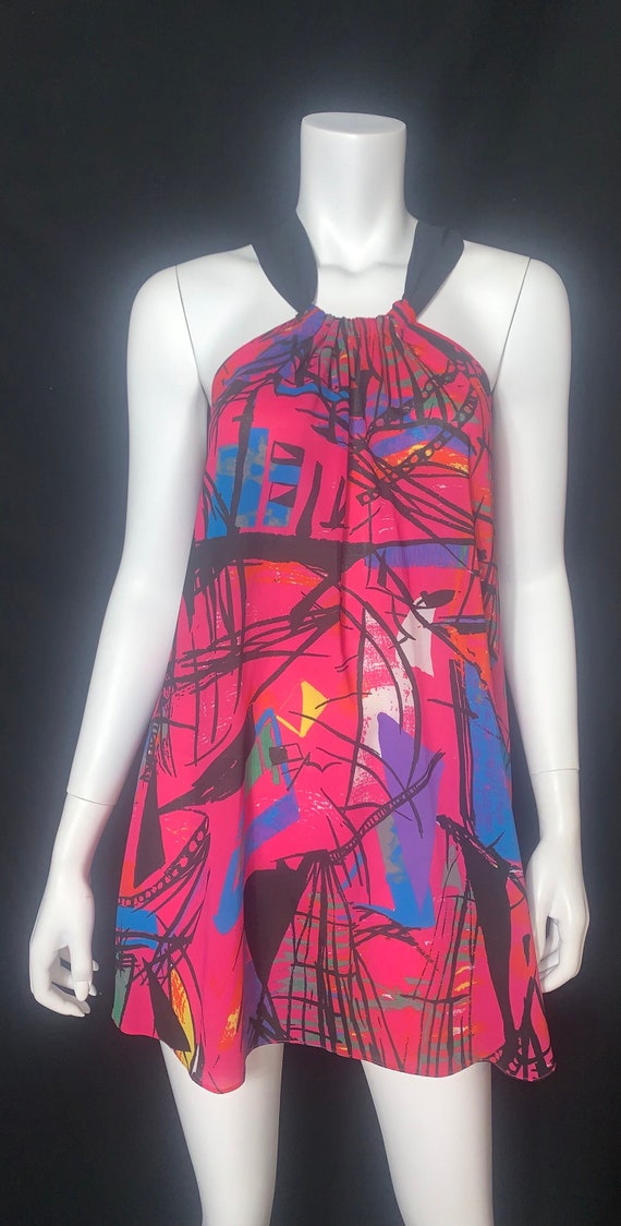 Vintage BB Dakota Abstract Dress Size Small