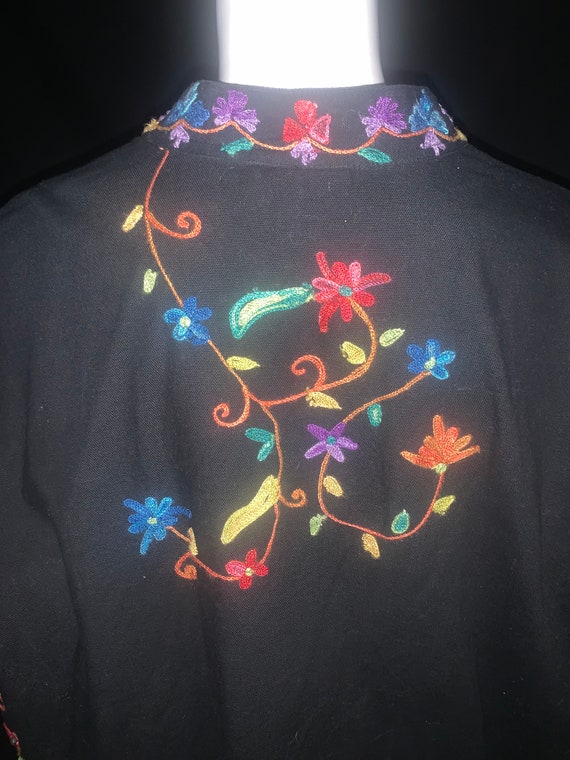 Vintage Willow Ridge Embroidered Button Up Jacket… - image 3