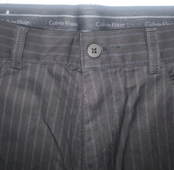 Vintage Calvin Klein Pin Striped pants W32xL30 - image 2