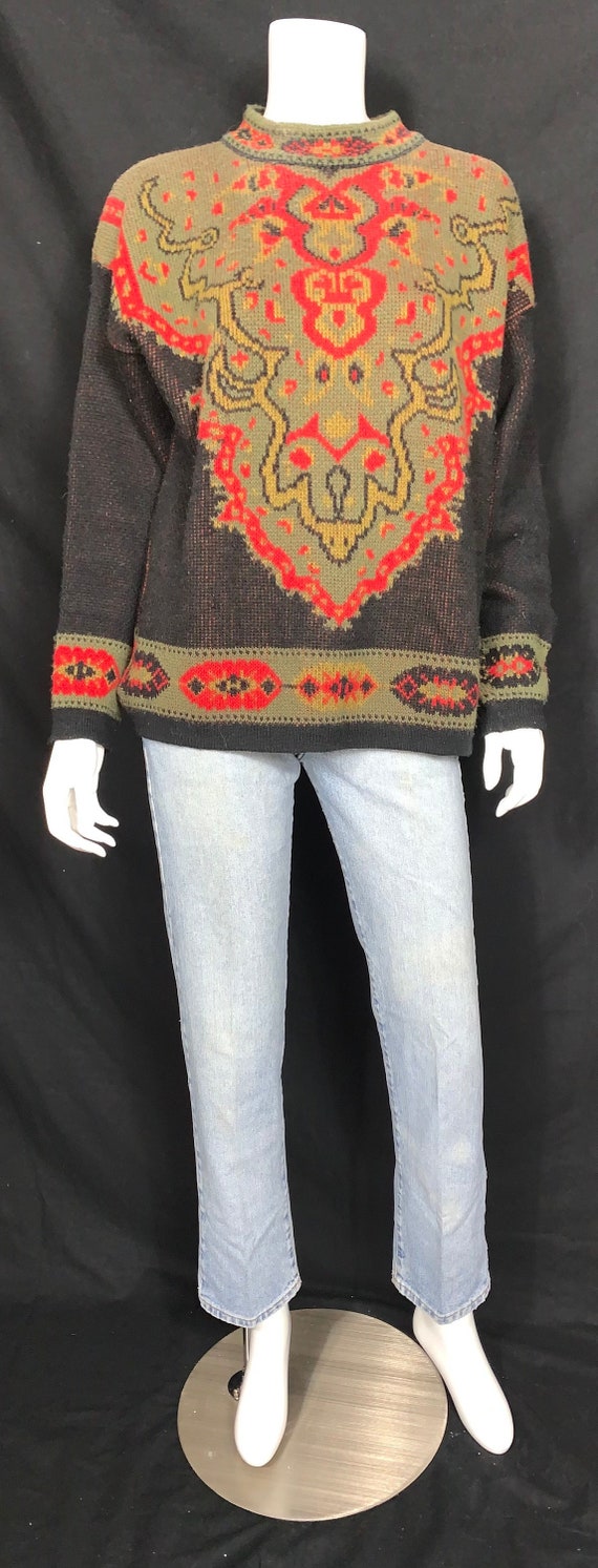 Vintage Oversized Sweater Size L Made In Italy