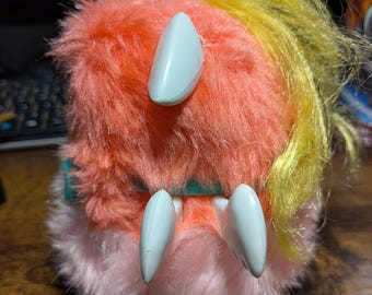 Furby Fake Marmo The Moon Angel Moon Flower black Japanese