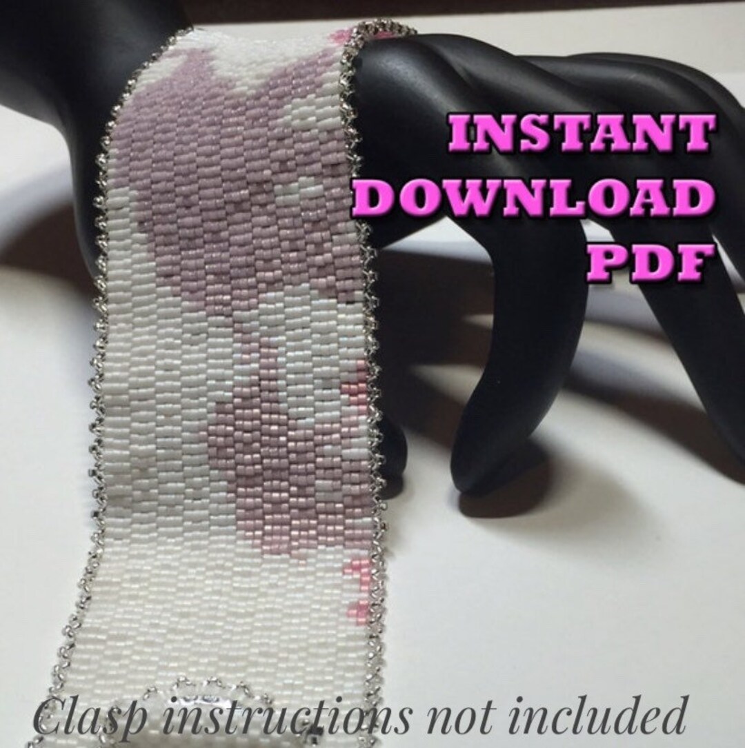 PATTERN - (3 Drop) Peyote - Mom and Baby Elephant Bracelet - Etsy