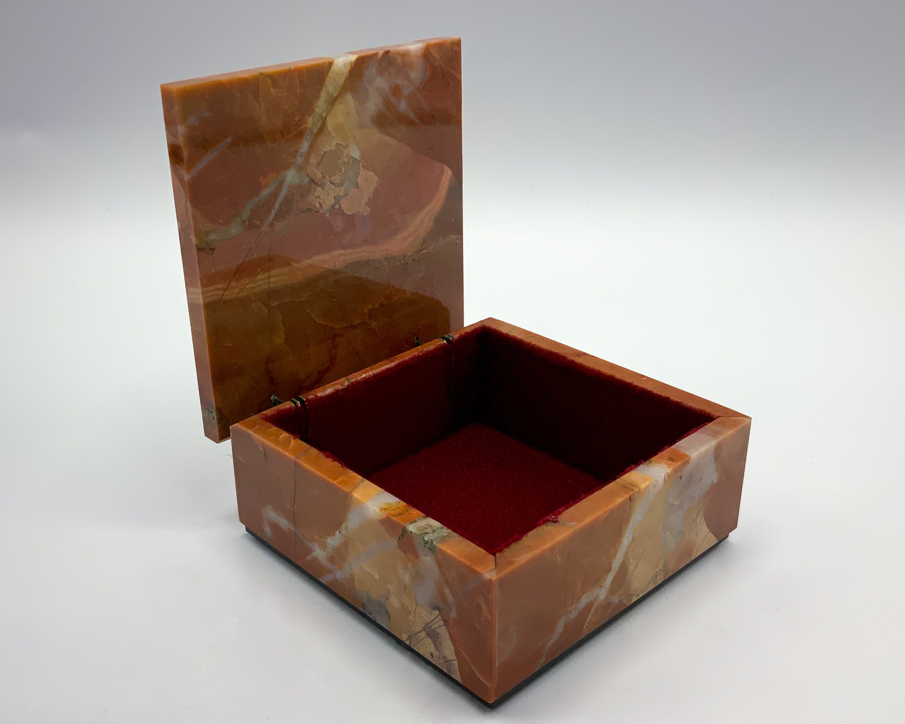 Jasper Box for Jewelry High Quality Gemstone Box Crystal Mineral Jewelry  Storage Box Real Stone 1 -  Denmark
