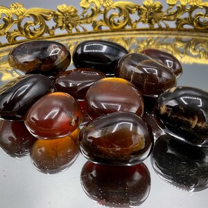 Amber tumbled stones large amber polished pebbles natural amber fossil