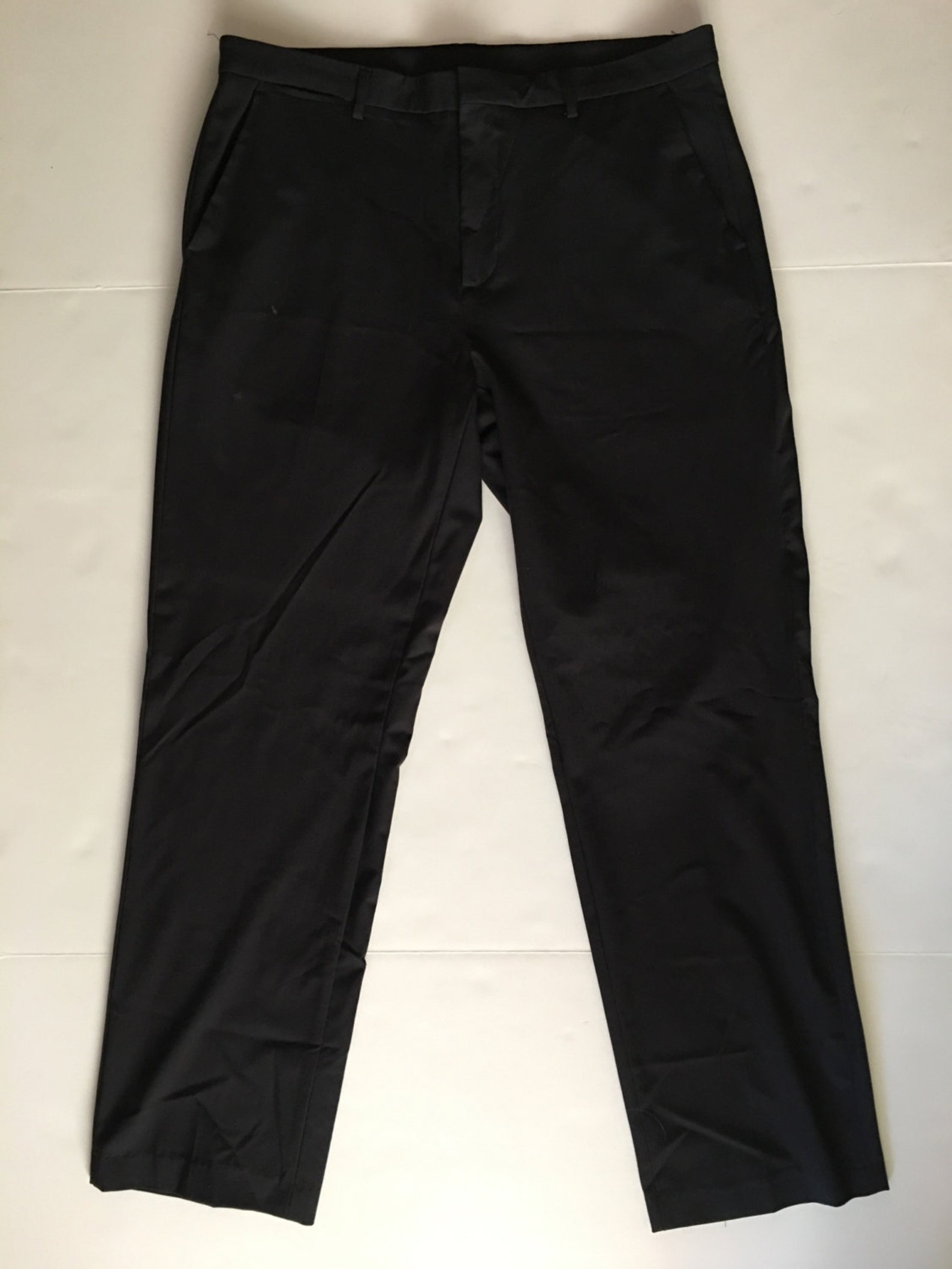 Calvin klein Men's Black Pants Size 34/32 Reg Made in | Etsy