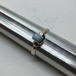 larimar ring larimar in sterling silver sterling silver ring larimar jewelry cabochon larimar stone 2