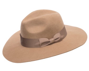 Ultrafino Lilly Wool Felt Wide Floppy Brim Sun Hat