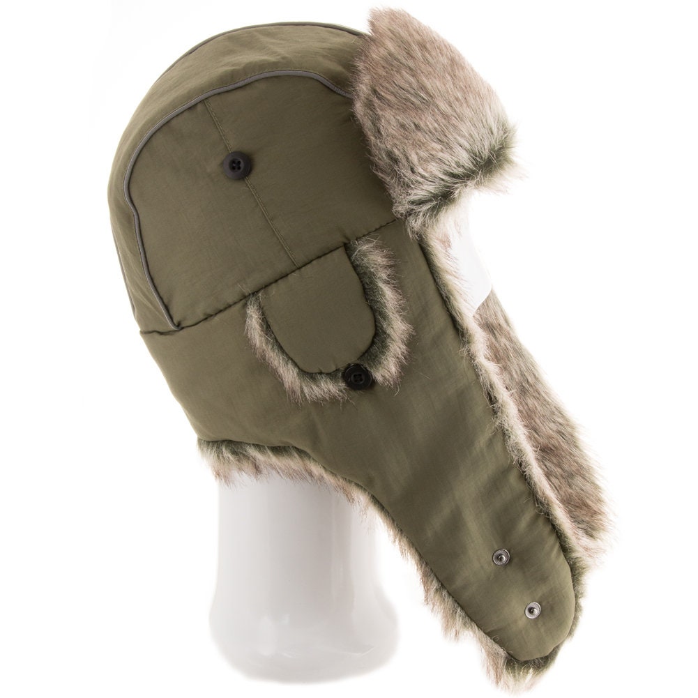 Ultrafino Baltic Trapper Winter Ski Cap Soft Faux Fur Trooper - Etsy