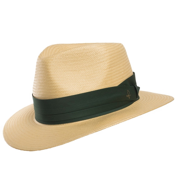 Ultrafino Monte Cristo Fedora Straw Panama Hat Etsy