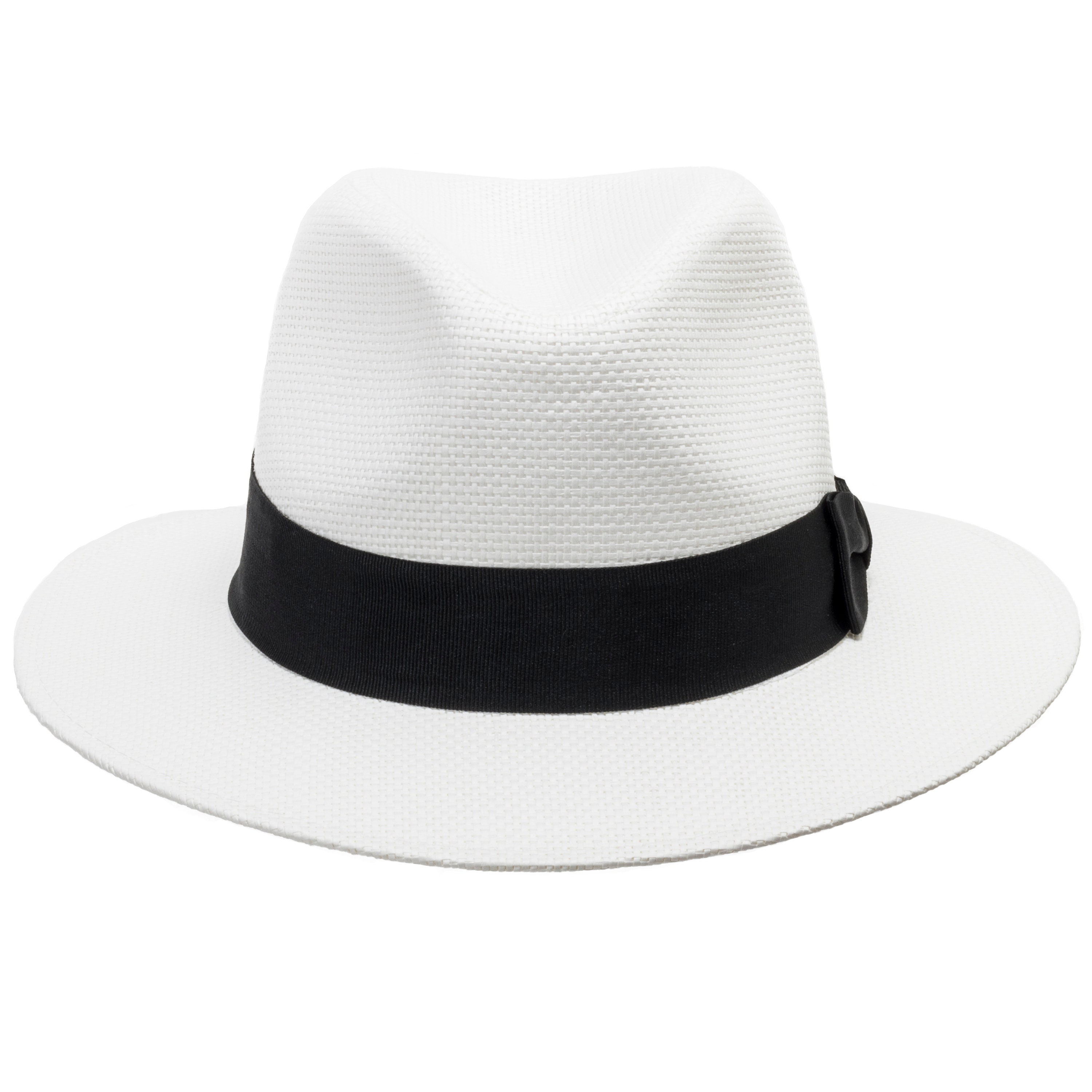 Ultrafino Trilby Fedora Straw Panama 