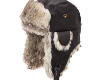 Ultrafino Ushanka Trooper Trapper Winter Ski Cap Soft Faux Fur Bomber Hat