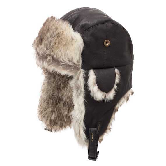 Ultrafino Ushanka Trooper Trapper Winter Ski Cap Soft Faux Fur Bomber Hat -   Canada