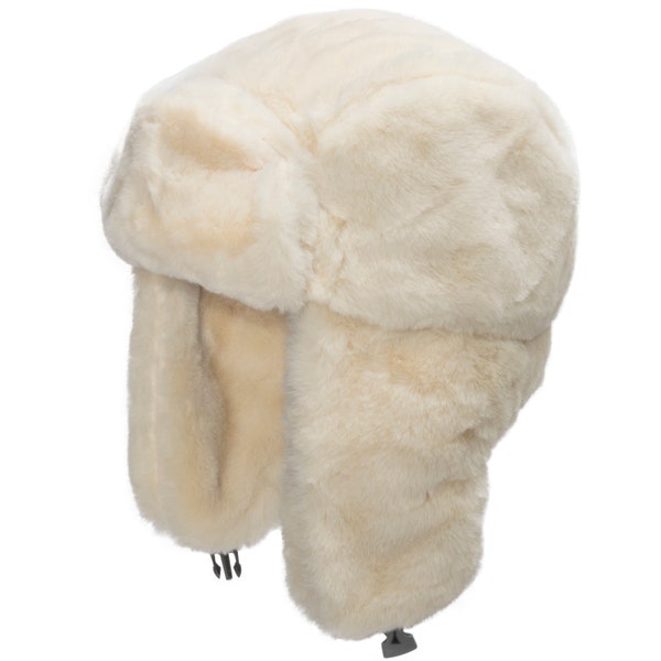 Ultrafino Valient Faux Fur Bomber Trapper Hut mit Ohrenklappen