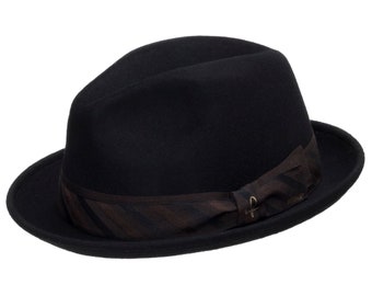 snap brim trilby