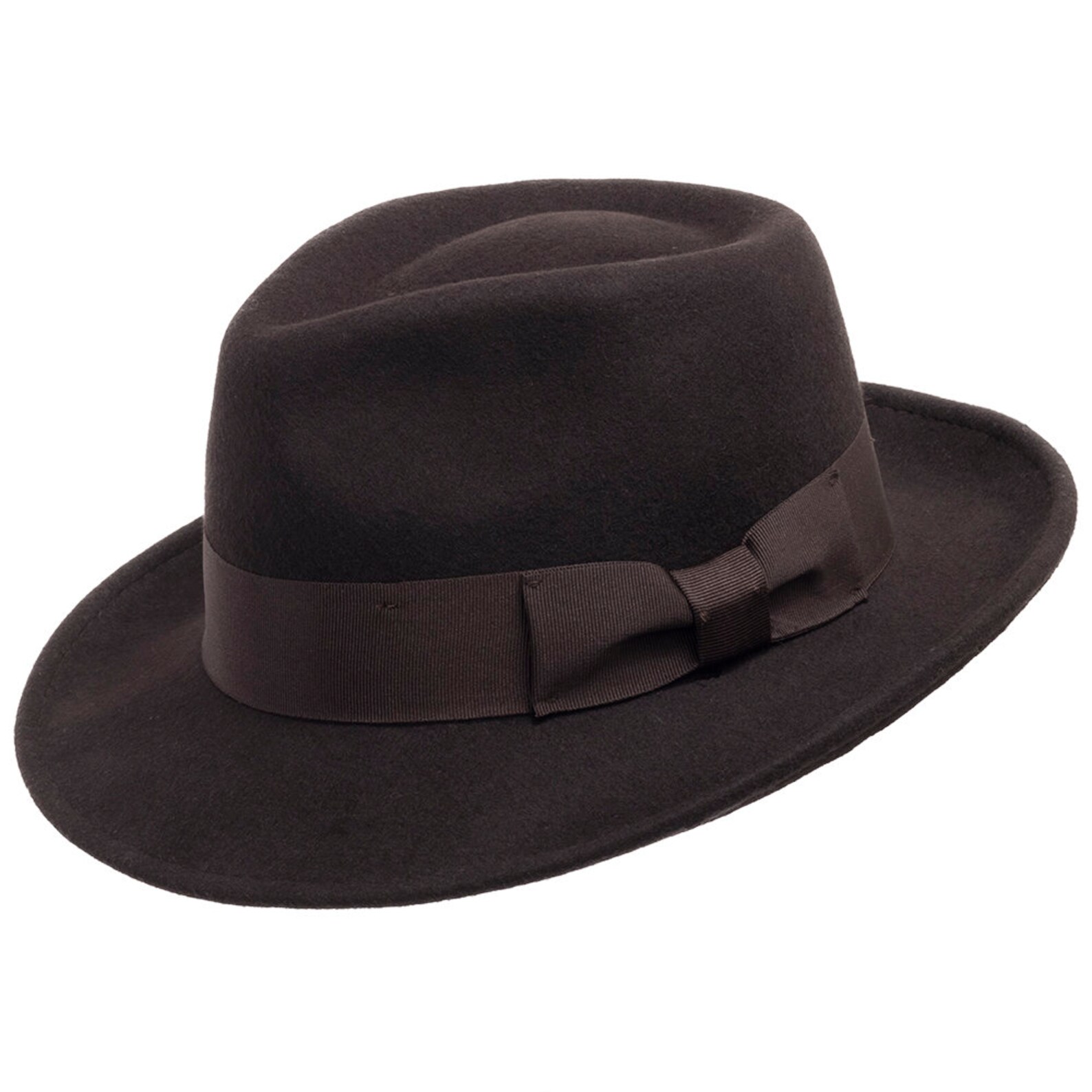 Ultrafino Brooklyn Crushable Wool Felt Fedora Hat | Etsy