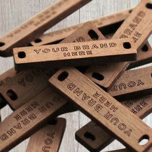 Wood product Tags, Personalised laser engraved tags for crochet, knitting and sewing
