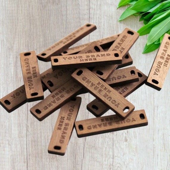 Wood Product Tags Personalised Laser Engraved Tags for Etsy