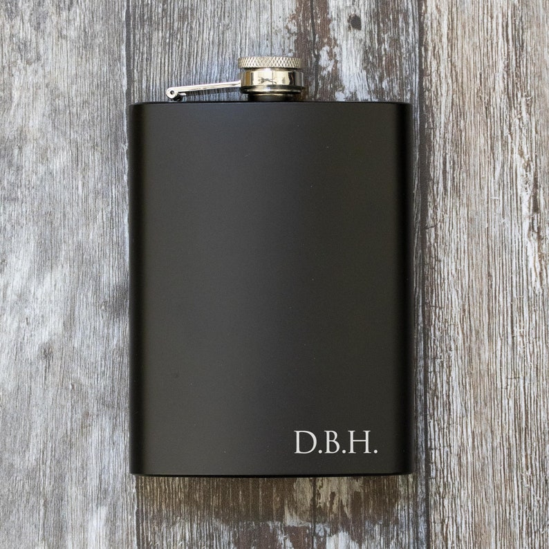 Engraved Hip Flask 8fl Oz 240ml Groomsman Gift Groomsmen Etsy