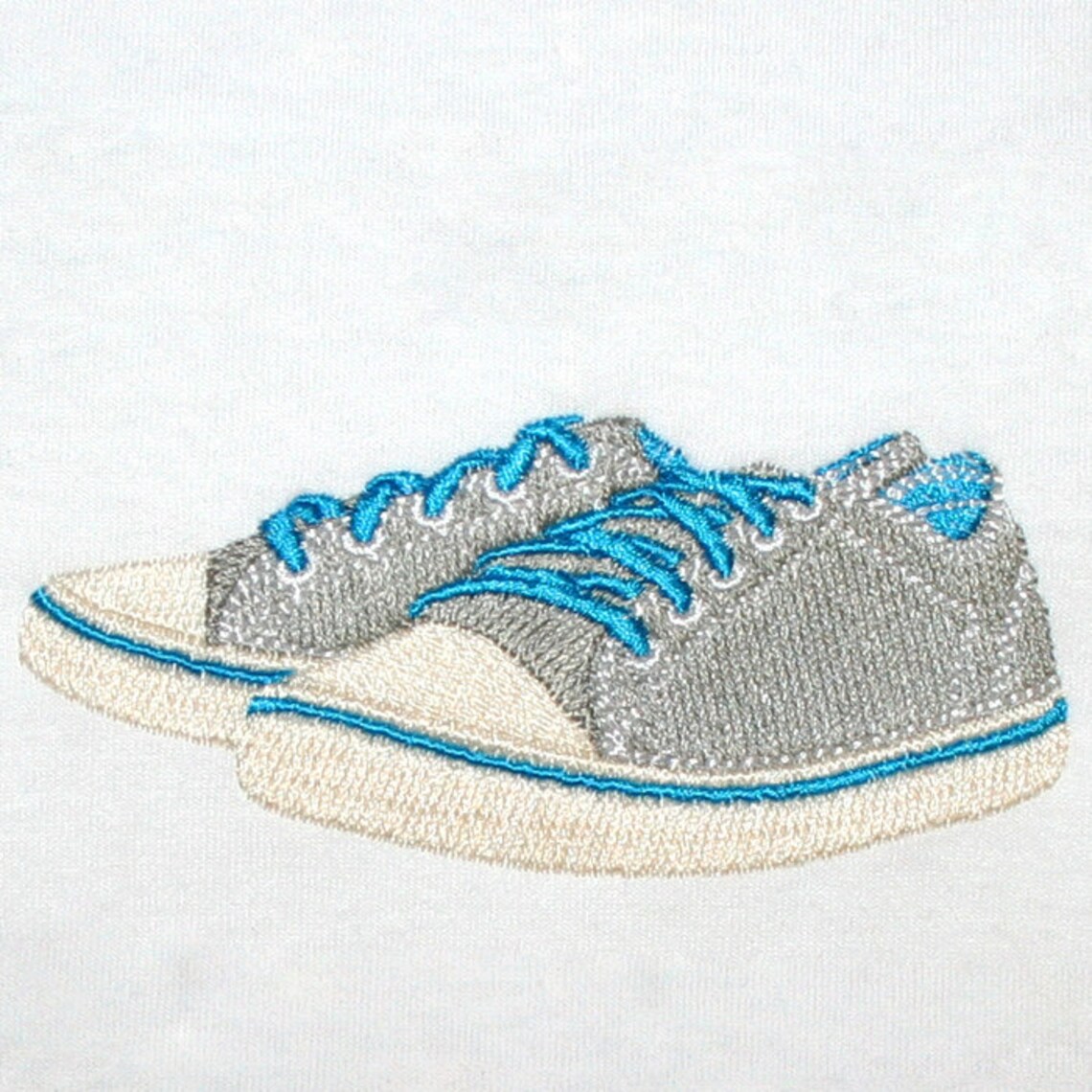 Machine Embroidery Design shoes look as natural 98 43mm Etsy