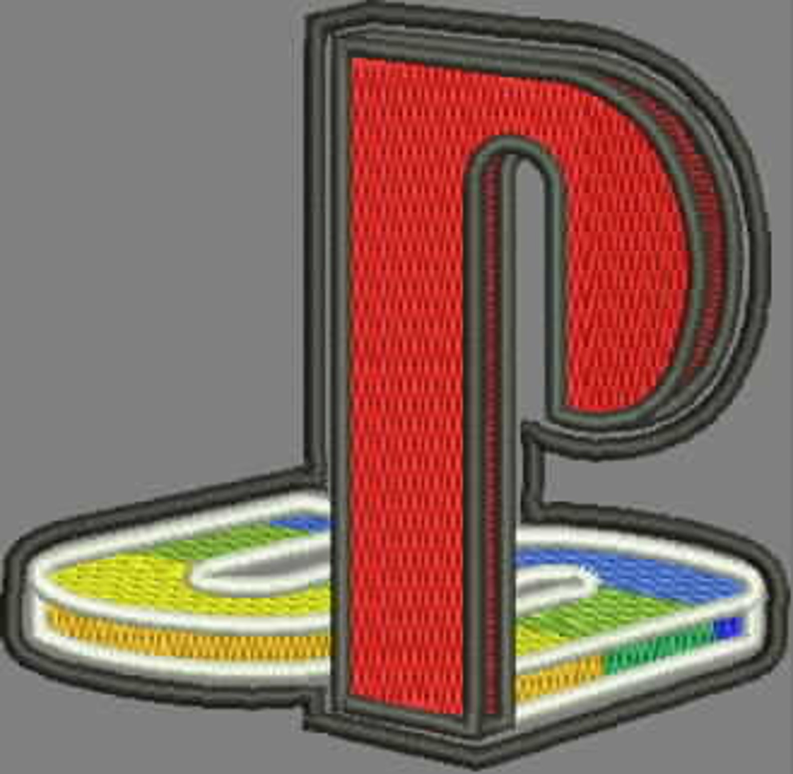PlayStation badge machine embroidery design instant Etsy