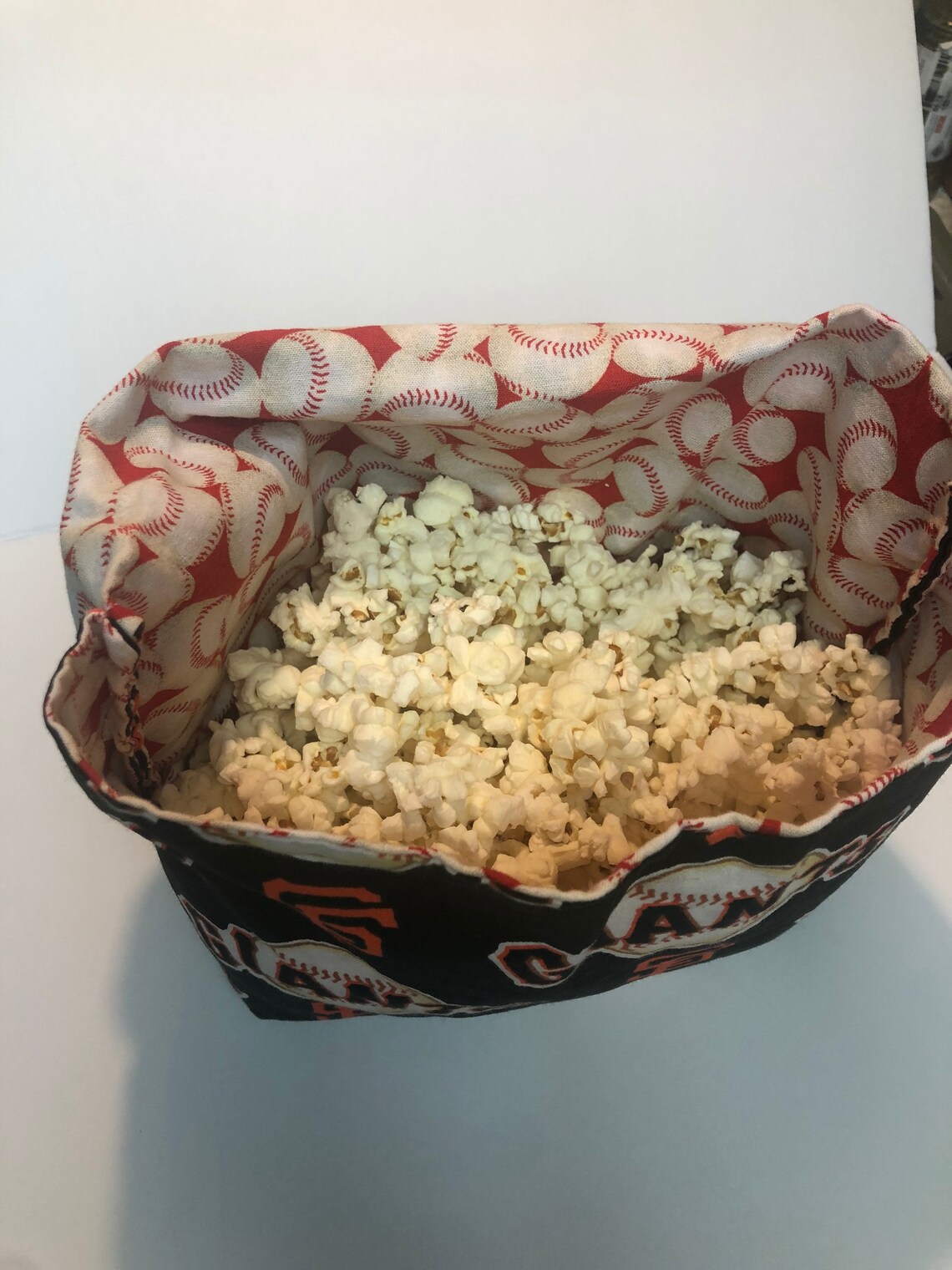 Microwave Popcorn Bag Reusable Washable Ecofriendly Etsy