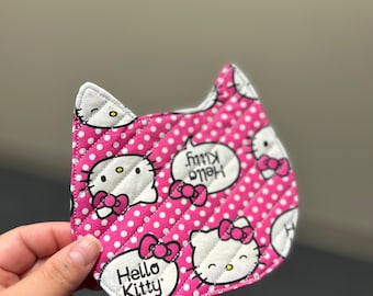Kitty mug rug/ coaster/ small placemat