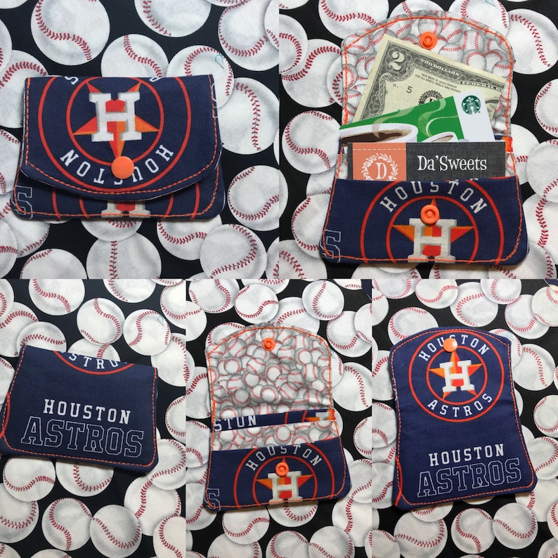 Houston Astros Wallet for that MLB fan Etsy