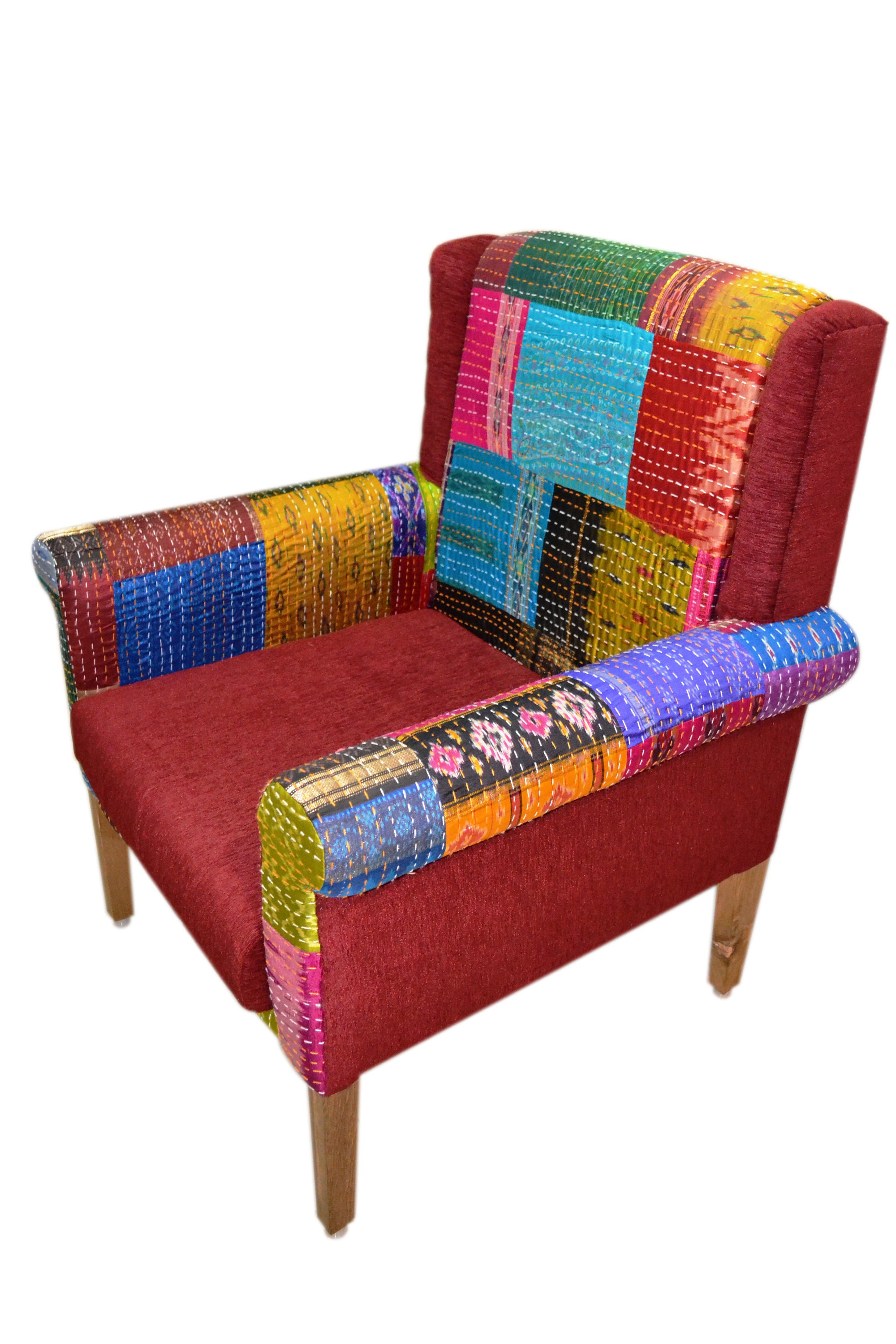 Muebles eclécticos parches indios seda Etsy