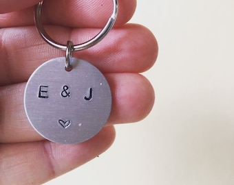 Custom Initial Keychain
