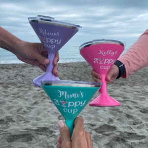 Tazza da Martini in acciaio inossidabile, bicchiere da Martini, bicchiere da Martini monogrammato, bicchiere da Martini personalizzato, Orca, Chasertini, Martini, tazza da Martini