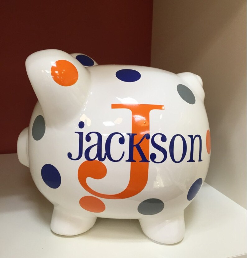 ceramic piggy banks for boys