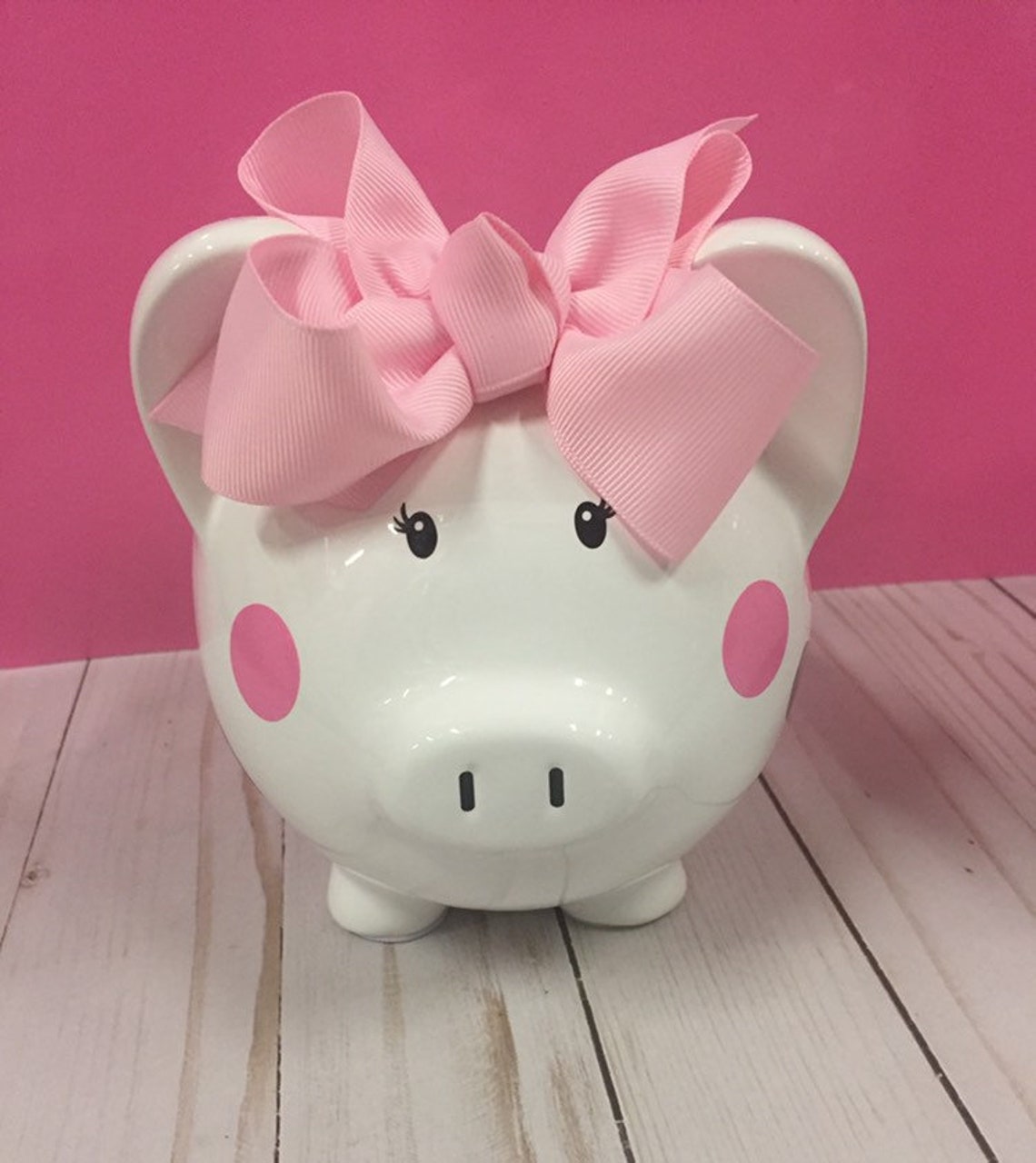 Piggy Bank Personalized Piggy Bankbabys First Piggy Etsy