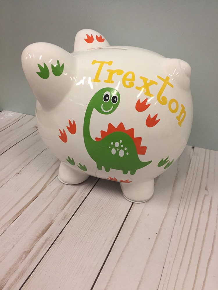 Personalized Piggy Bankpiggy Bankchildrens Piggy Bank Etsy