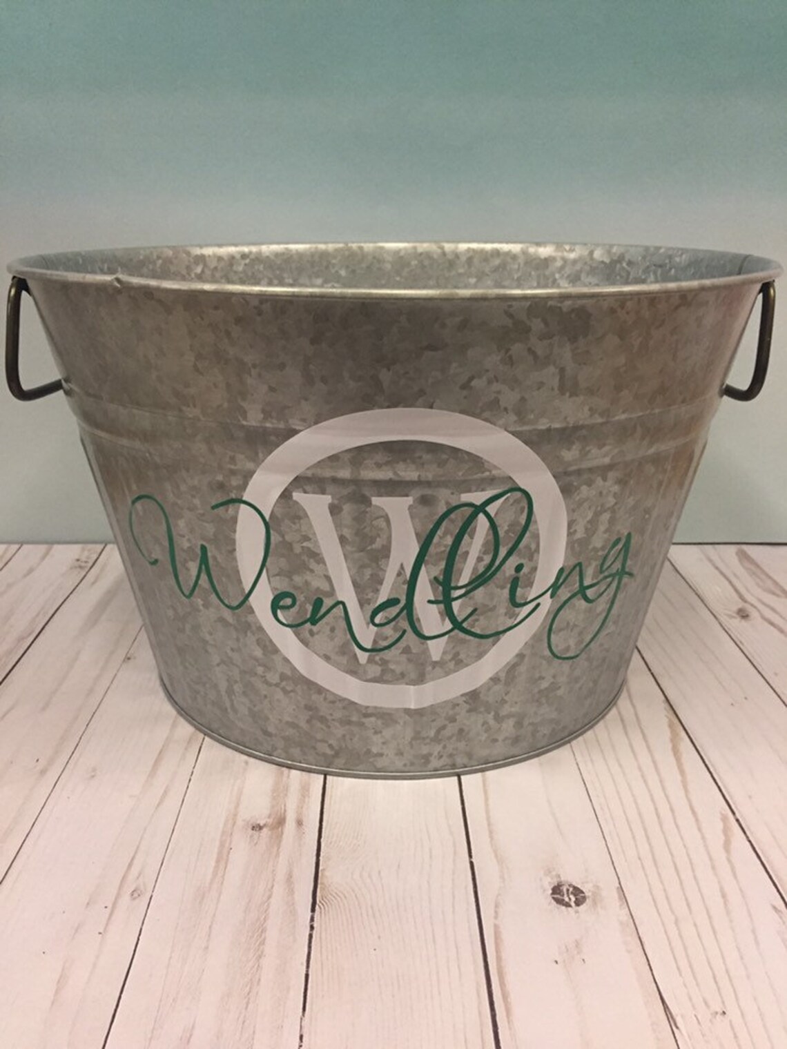 Personalized Beverage Bucket Monogrammed Bucket Beverage Etsy