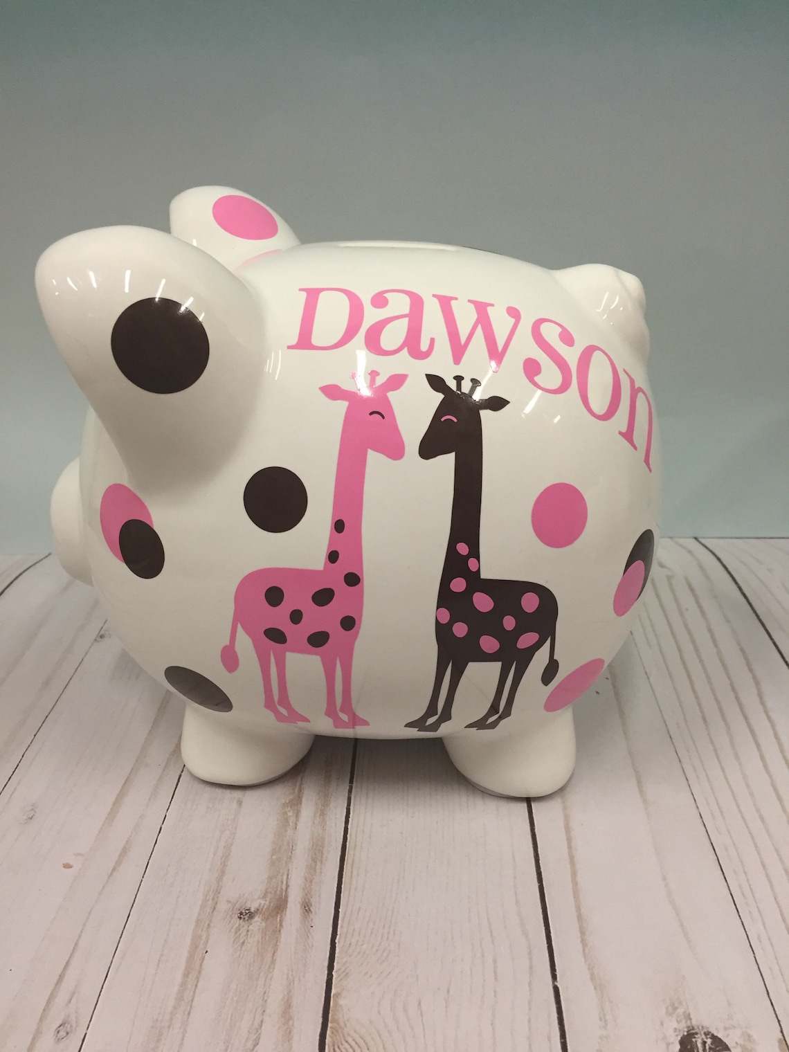 Personalized Piggy Bankpiggy Bank Piggy Bank for Girlspiggy Etsy