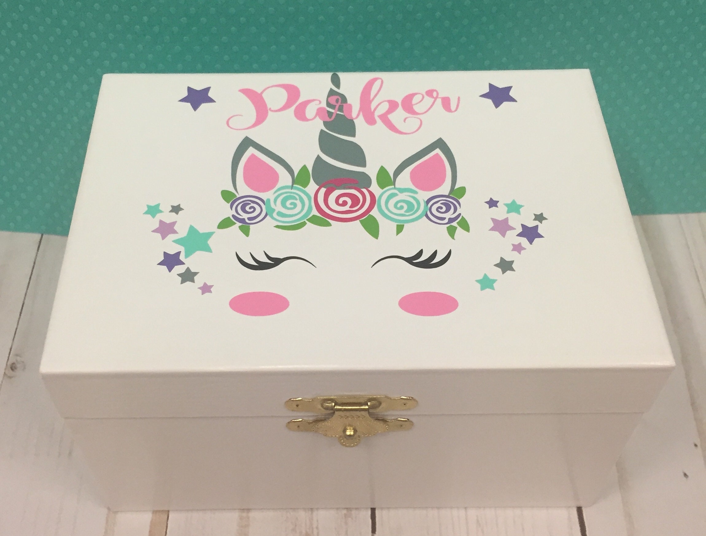 Children's Jewelry Boxpersonalized Musical Jewelry Box Etsy